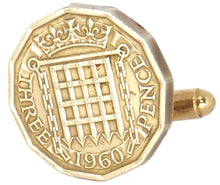 1960 Threepence Coins Mens Birthday Gift Cuff Links by CUFFLINKS DIRECT