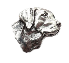 Labrador Retriever Dog English Pewter Gift Tie Lapel Pin Badge Brooch