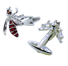 Bee Keeper, crystal, mens Gift cuff links by CUFFLINKS DIRECT