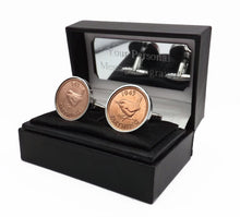 1943 Farthing Coins Set in Silver colour Setting Mens  Gift Cuff Links by CUFFLINKS DIRECT