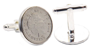 2014 - Mens 5p Coin Cuff Links in Gift Box or Bag by CUFFLINKS DIRECT