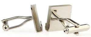 Elegant & Beautiful Square White, MOP, Mother of Pearl links by CUFFLINKS.DIRECT