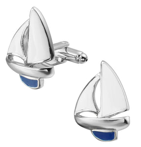Boating Yachting Sailboat Sail Boat Sailing Yacht Cuff links by CUFFLINKS DIRECT