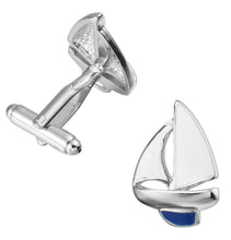 Boating Yachting Sailboat Sail Boat Sailing Yacht Cuff links by CUFFLINKS DIRECT