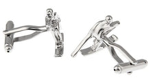 Skis Sking Snow sport on piste Ski Instructor Mens Gift hand finished by CUFFLINKS DIRECT