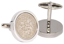 1962 Sixpence Coins Set in Silver Setting Mens Gift Cuff Links by CUFFLINKS DIRECT
