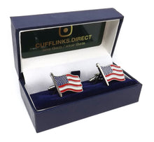 USA American Stars and Stripes Old Glory flag Gift Cufflinks by CUFFLINKS DIRECT