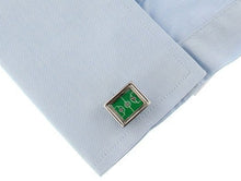 Foot Ball Soccer Pitch Game Fun Gift Cuff links by CUFFLINKS DIRECT