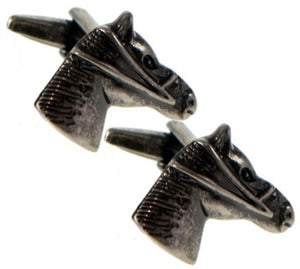 English Silver Pewter Eventing ShowJumping Hunting Showing Gift cuff links by CUFFLINKS DIRECT