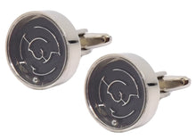Black functioning Ball & Maze Games Puzzle Party Cufflinks by CUFFLINKS DIRECT