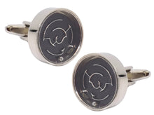 Black functioning Ball & Maze Games Puzzle Party Cufflinks by CUFFLINKS DIRECT