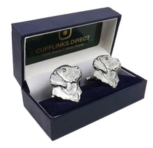 Labrador Dog Silver English Pewter Mens Gift cuff links by CUFFLINKS DIRECT