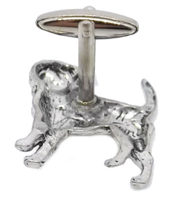 Beagle Dog Hound Hunting English Pewter Gift Cuff links  by CUFFLINKS DIRECT