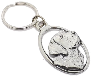 Silver Pewter Labrador Dog Key Ring Chain Mens Shooting Gift CUFFLINKS DIRECT