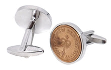 1979 Heads and Tails  Half pence Coins Set in Silver Setting Men 40 Years Gift - CUFFLINKS DIRECT
